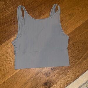 Gray Ribbed tank